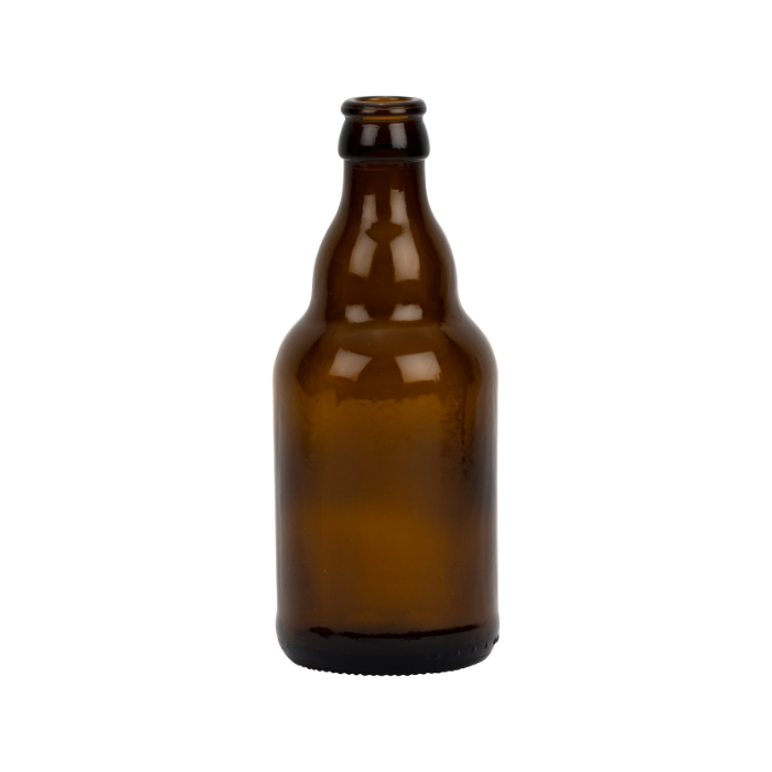 Bouteille de bière en verre 33cl couronne 26mm - Steinie